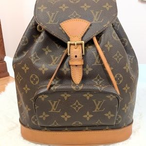 Authentic Louis Vuitton Montsouris MM Backpack